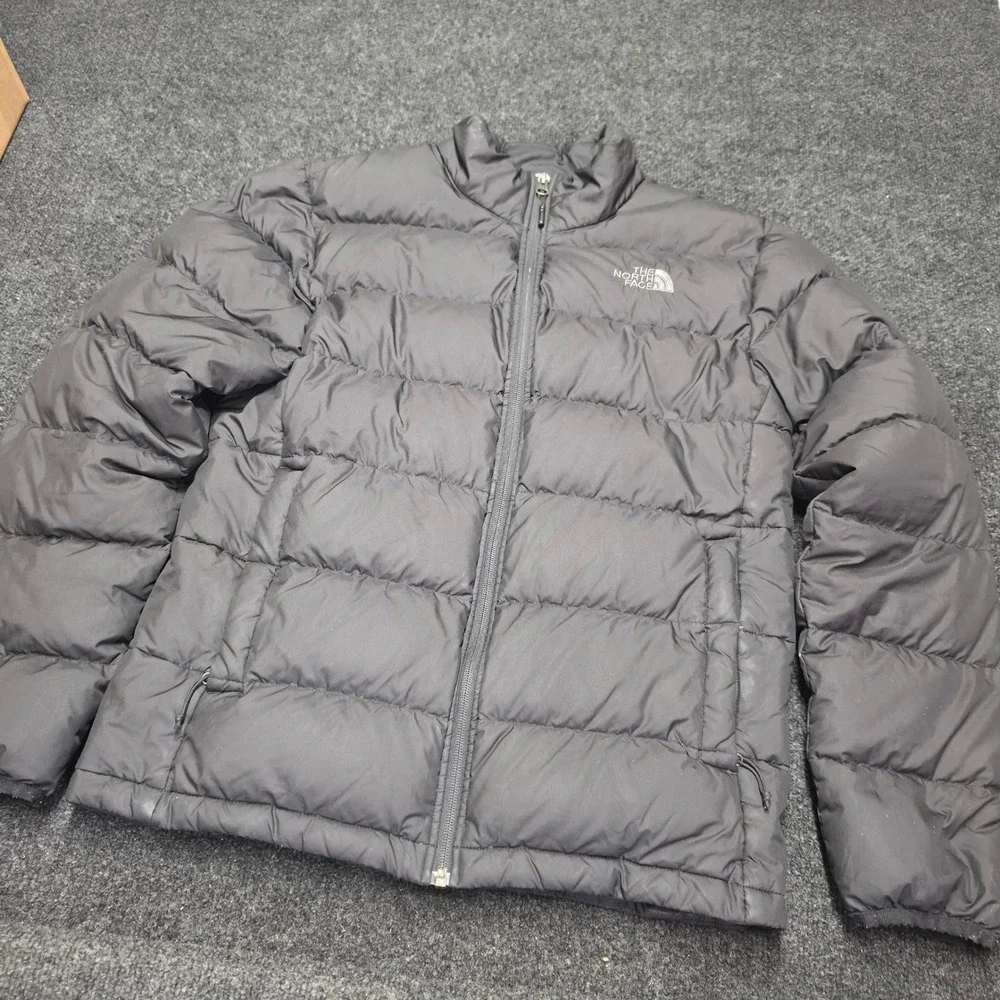 The North Face Mens Black Aconcagua 2 550 Down Puffer Jacket Size Small